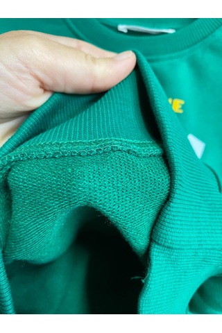 Aysbebe Snook Sloganlı Çocuk Eşofman Takım Unısex Yeşil