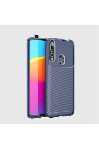 Huawei Y9 Prime 2019 Kilif Karbon Silikon Case 389460477