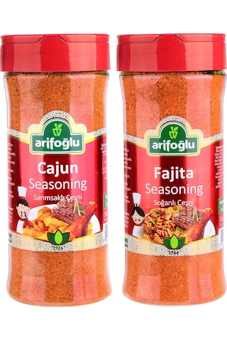 Arifoğlu Cajun Seasoning Pet 230 G + Fajita Seasoning Pet 230 G