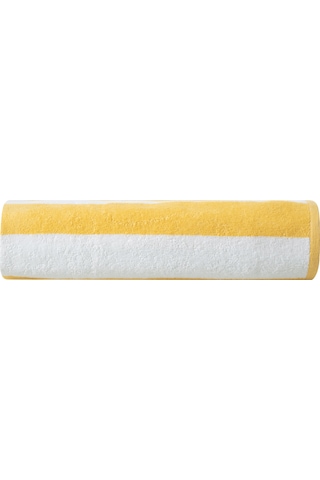 Mudo Home Nova Plaj Havlusu Sarı Beyaz 80x160 696123