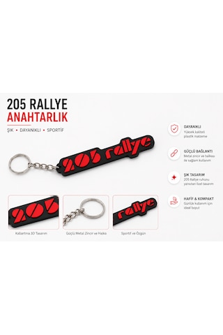 Peugeot 205 Rallye Anahtarlık Peugeot Sport 205 Gti