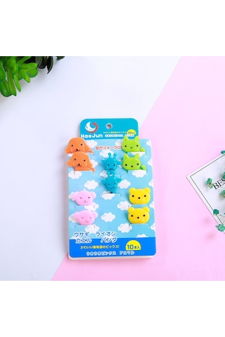 Moveevo Ev Kullanıma Uygun Ahşap Desenli Çocuklar İçin Mango Şekilli Meyve Çatalı, Pratik Ve Dayanıklı Plastik Tabak Çatal Seti Paketli Mavi