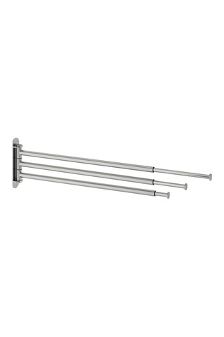Ikea Brogrund Havluluk 43-63 X 3 X 15 Cm Krom