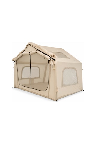 Tenteli Şişme Çadır - Baca Çıkışlı - Freecamp Turbo Canopy - 8 Kişilik - 8 M² Çok Renkli