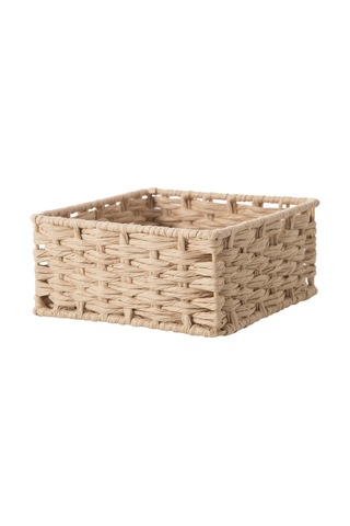 Mudo Home Gına Naturel Düzenleyici Sepet 22x22x10 Bej
