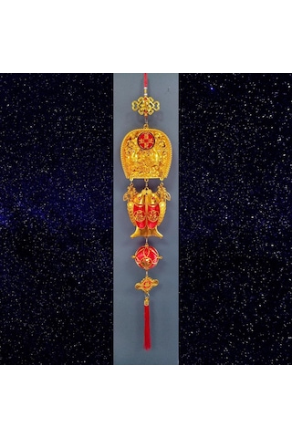 Feng Shui Koi Balıkları Şans Ve Bereket Askılık 100 Cm