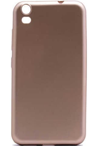 Vestel Venüs V5 Kılıf Zore Premier Silikon Kapak Gold