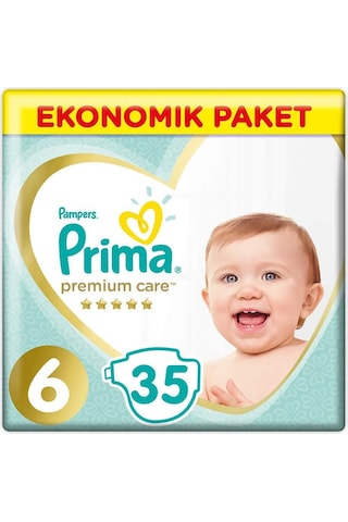 Prima Premium Care Bebek Bezi Ekonomik Paket 6 Beden 35 Adet Standart
