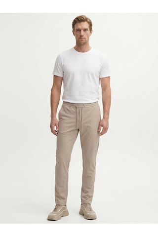 Bej Formunu Koruyan Slim Fit Jogger 100736