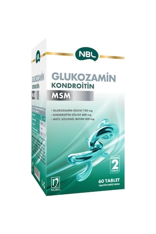 Glukozamin Kondroitin Msm 60 Tablet