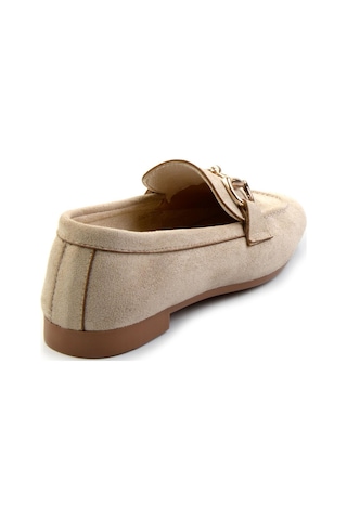 Bambi Bej Kadın Loafer Ayakkabı K01688011002 Bej
