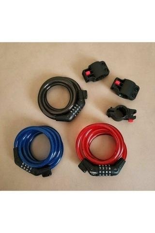 Zhongli Kilit Şifreli 4 Kombinasyonlu 12x120 CM Gri - Siyah