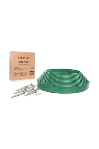 Ekoplas Çim Ayırıcı Esnek 25 Mt Yeşil