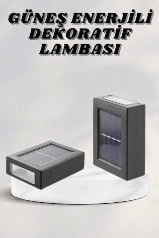 Bahçe Aydınlatması Solar Güneş Enerjili Dekoratik Led Işıklı Lamba Çok Renkli
