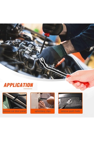 Skycity 100 Adet Araç Plastik Tutucu Seti: Tampon, Kapı Döşemi Ve Panel İçin Çeşitli Tırnaklı Pimler, Çıkarma Tornavidi Ve Depolama Kutusu