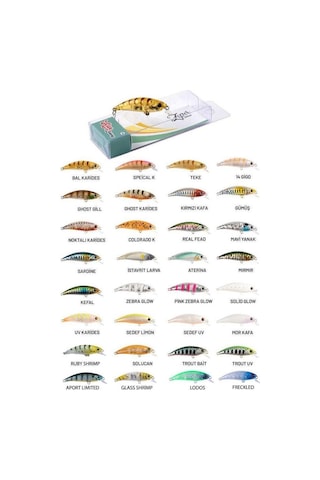 Hanfish Zıpır KG 50 MM 4.5 G Lrf Maket Balık