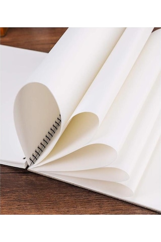 25x35 Cm Spiralli Resim Defteri 4 Adet 15 Yaprak Spiralli Orta Boy Resim Defteri Karton Kapak 110 Gr