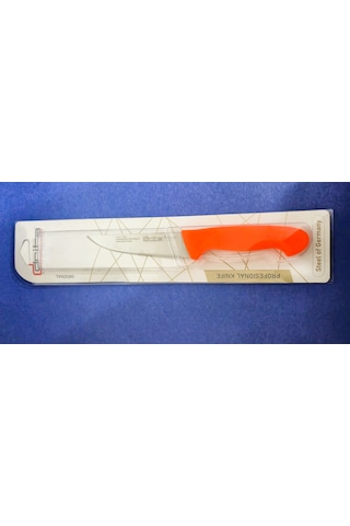 Fibrox Kaymaz Saplı Kasap Bıçağı 12 Cm No.0 Hulusi - Drita Bıçak 30mm X 120mm X 2.5mm 10151.12 Turuncu Renk