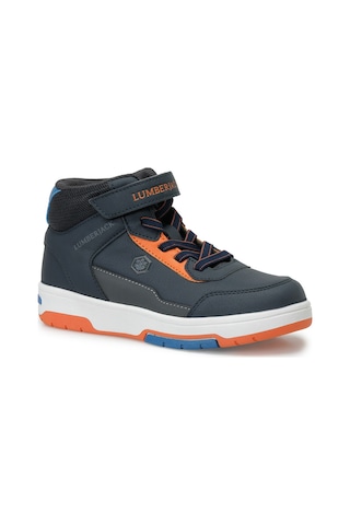 Lumberjack Nıtra Hı Lacivert Erkek Çocuk High Sneaker Lacivert-turuncu