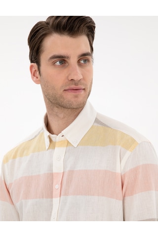 Pierre Cardin Erkek Haki Gömlek Desenli 50303448-vr027 Haki