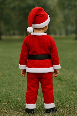 Yetişkin Noel Şapkası - Yılbaşı Şapkası - Polar Yıl Başı Şapkası - Noel Baba Şapkası