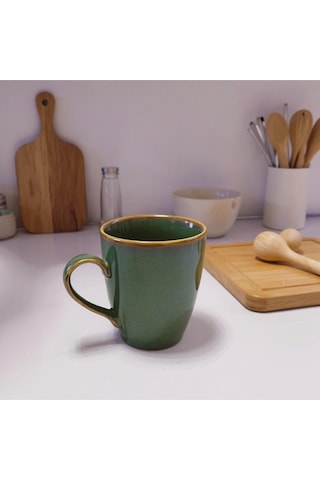 Seramik Kahve Kupası Haki