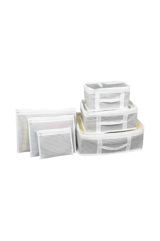 Anne Bebek Hastane Çantası Düzenleyici Organizer 6 Parça -001