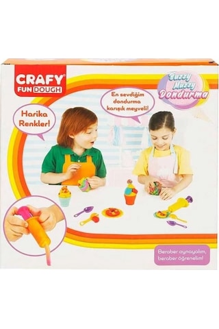 Crafy Buzzy Muzzy Dondurma Oyun Hamuru Seti 200 G 22 Parça Çok Renkli