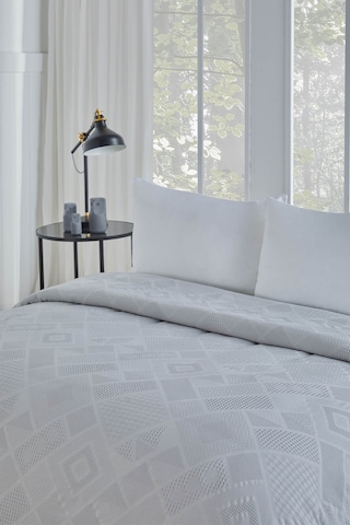 Waffle Patch Çift Kişilik Pike Gri