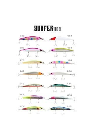 Fujin Surfer 110s 20gr 11cm Maket Balık - Renk:102 Florida Silver