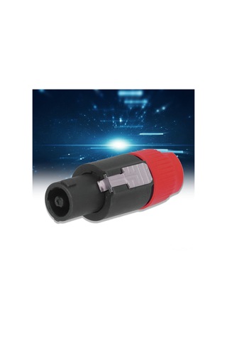 Tenfowee 4'lü Paket Kırmızı 4 Kutup Hoparlör Plug, 6-15mm Kablolar İçin Su Geçirmez, Tork Kilidi, 30a Güç, Abs+pirinç Konstruksiyonu