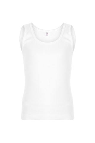 Erdem 3050 Erkek Çocuk %100 Pamuk Atlet Beyaz