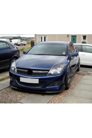 Opel Astra H Uyumlu Ön Tampon Eki Cupra Lip Mat Siyah Body Kit