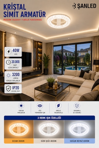 40w Simit Modeli Kristal Tasarruflu E27 Beyaz Işık Torch Led Ampul-1-2-4-6-8-10 Adettir 8 Adet