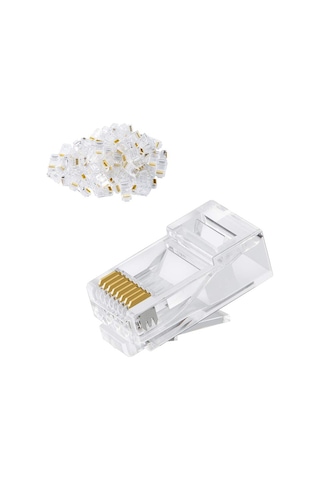 RJ45 Network Cat5 Cat6  Jack Ethernet Konnektör Uç 100 Adet