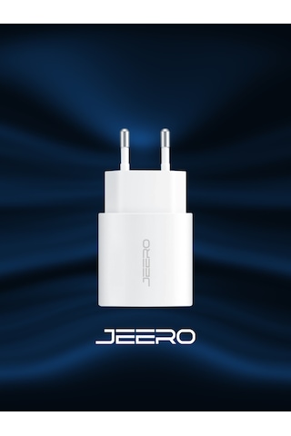 Jeero Compact 20w Usb + Type-c Çıkışlı 3.0a Hızlı Şarj Başlığı Şa