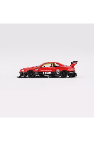 1:64 Mini Gt 2024 Nissan Skylıne Gt-r R34 Super Sılhouette Redblack