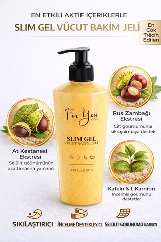 Slim Jel , Sıkılaştırıcı, Toparlayıcı, Selülit Karşıtı Jel & Anti Selülit Masaj Yağı Set