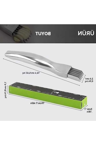 Shred Silk The Knife 2024, Yeşil Soğan Kesici Paslanmaz Çelik Sebze Doğrama Aleti, Soğan Sarımsak İçin Yeşil