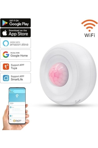 TUYA DESTEKLİ WİFİ AKILLI HAREKET SENSÖRÜ