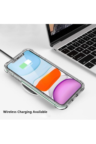 Teknomoda Apple Uyumlu iPhone 11 (6.1 ) 360 Derece Kilif Silikon Seffaf Ön Arka 432781267