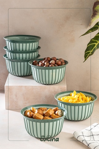 Linea 6lı Pratik Çerezlik Yeşil 500 Ml Yeşil