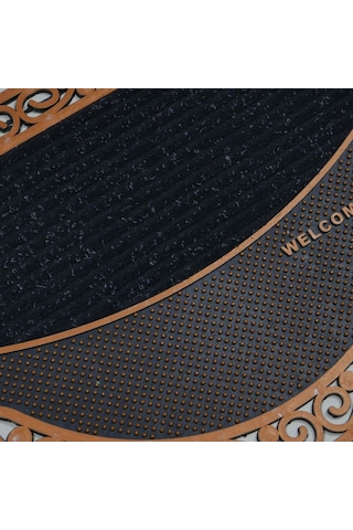 Welcome Yazılı Toz Tutucu Kauçuk Kapı Önü Paspası (507928423)