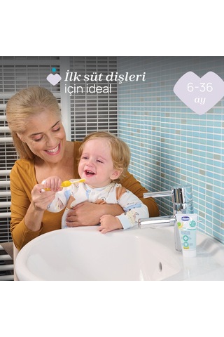 Chicco 2'li Diş Fırçası 6-36 Ay Indıgo Mustard 00012082110000