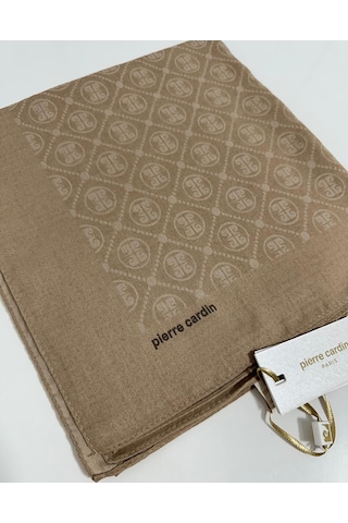 Pierre Cardin Elegans Monogram Eşarp - 1090750 -981 Camel Camel