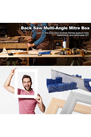 Carrier- Practical Tools, "45 22.5 90 Açılı Ahşap Kesme Kutusu -