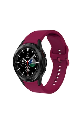 Samsung Galaxy Uyumlu Watch 4 5 6 Pro 40 44 Classic 42 43 46 47 MM Kordon Silikon Kordon