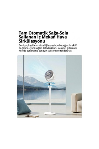 Gold Silver Gs-289 Akıllı Şarj Edilebilir Vantilatör
