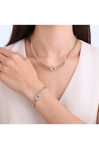 Altınbaş Altınbaş Golden Chain Bileklik Abl0383-y-24737-t75mm Çok Renkli