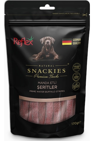 Reflex Snackies Manda Etli Şeritler 170 G